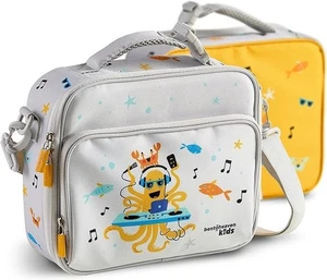 Bolso de almuerzo grande aislado Octopus DJ Bentoheaven para niños correa para el hombro ENVÍO GRATUITO - Imagen 1 de 3