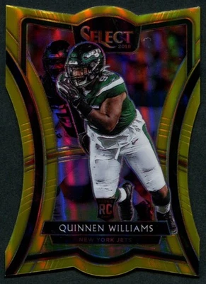 Quinnen Williams -- Gold Die Cut 6/10 -- 2019 Select Premier Level -- Rare RC - Image 1 of 2
