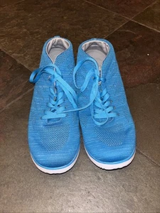 Propet Women TravelFit Hi Walking Shoe Sneakers Blue Tie 7.5 4E(XX) - Picture 1 of 9