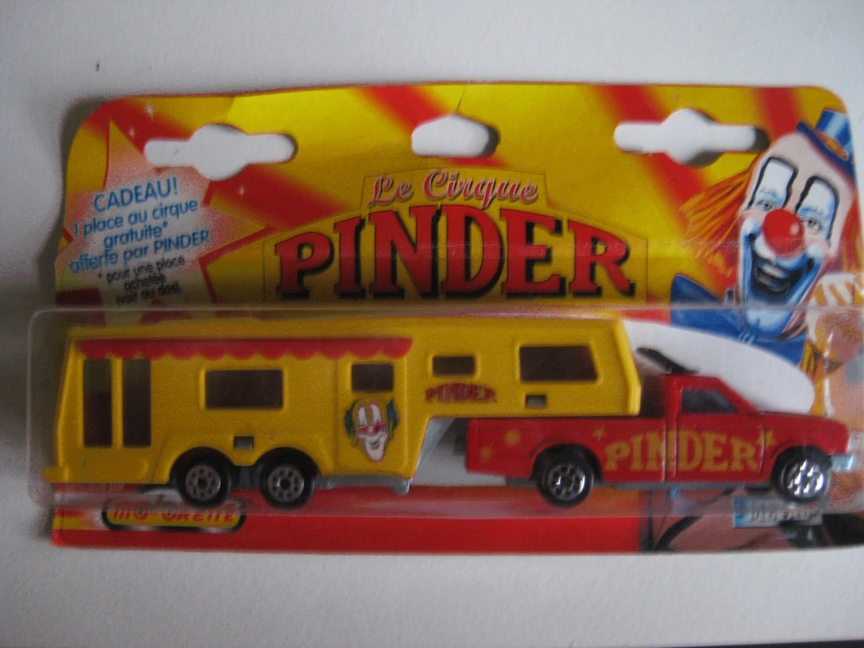 VEHICULE MINIATURE DE MARQUE MAJORETTE - CIRQUE PINDER - CAMPING CAR DE LUXE - Photo 1/1
