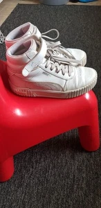 Puma High Top Trainers Size 2 UK - Picture 1 of 11