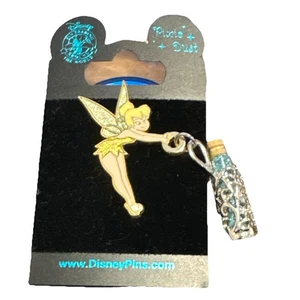 Prendedor de botella de polvo Tinkerbell Pixie de los parques de Walt Disney coleccionable - Imagen 1 de 2