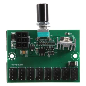 Computer Case 12V Miner Fan Speed Controller 8-Channel Fan Hub PWM High-3445 - Picture 1 of 4