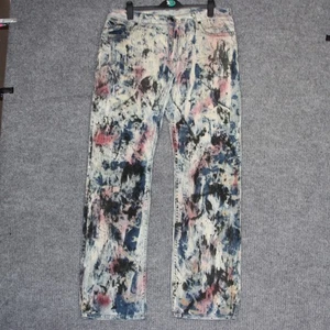 ROBIN'S JEAN Größe 36 Distressed Painted Design Denim Jeans Herren - Bild 1 von 8