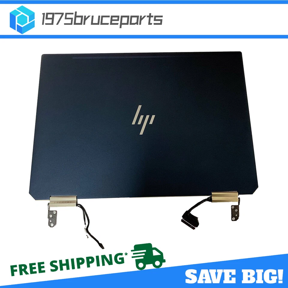 L37649-001 Touch Screen LCD Display Hinge-up Full Assy For HP Spectre x360 13-AP - Image 1 of 4