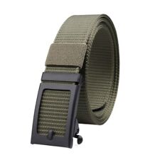 Mens Ratchet Belt Nylon Web Belts for with Automatic Slide Buckle Tactical Belt