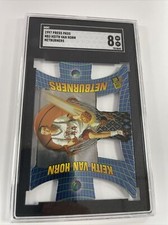 1997 Press Pass Basketball Keith Van Horn Net Burners Die Cut #NB3 GRADED SGC 8