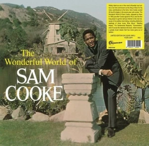 SAM COOKE The Wonderful World of Sam Cooke *SEALED*  Clear Vinyl LP w/ Hype Stic - Picture 1 of 2