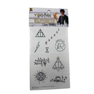 Harry Potter Movies Temporary Body Tattoos Halloween Comic Con Cosplay Costumes - Picture 1 of 12