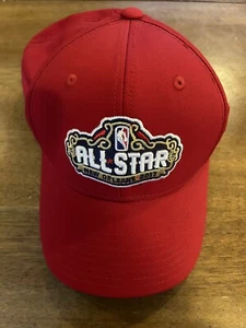 Adidas New Orleans 2017 NBA All Star Game  SnapBack Hat Red Basketball Pelicans - Picture 1 of 5