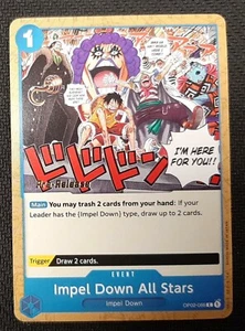 One Piece TCG - OP02-066 - Impel Down All Stars - Paramount War Prerelease - NM - Picture 1 of 2