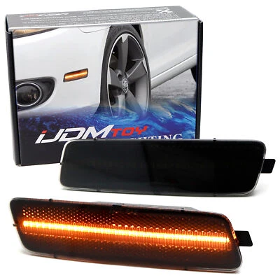 Smoke Lens Amber Full LED Side Marker Light For VW MK6 Golf, A5 Jetta Sportwagen - Image 1 of 4