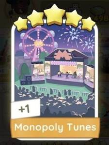 Sticker For Monopoly Go 5 Stars ⭐️⚡️Monopoly Tunes⚡️ INSTANT DELIVERY ⚡️