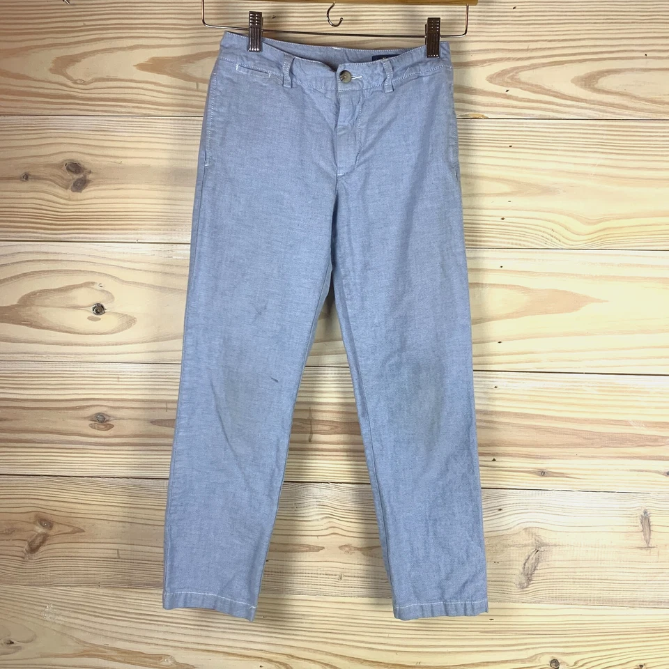 Polo Ralph Lauren Pantalones Niños 10 Azul Algodón Juvenil Preppy Informal Chino Foto 1 de 4