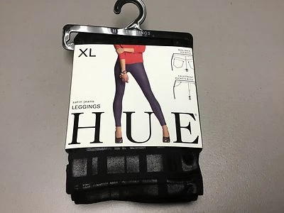 Новый с Ярлыками женская оттенок Geo печать атласные джинсы леггинсы размер XL черный #331P - Изображение 1 из 2