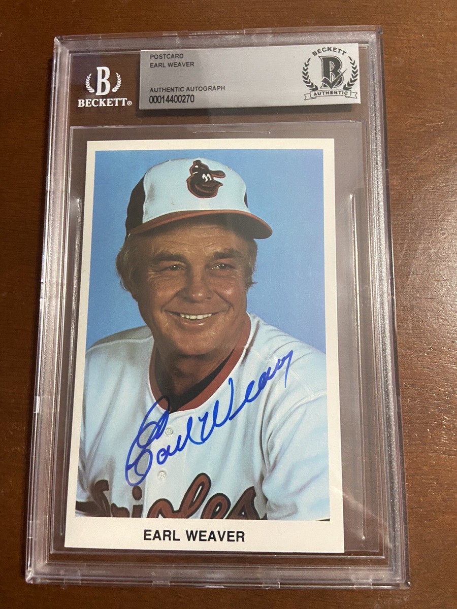 Earl Weaver MLB Original Autographed Items for sale | eBay