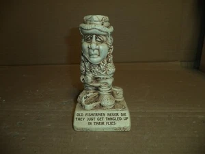 Paula Statue "Old Fisherman Never Die They Just Get Tangle" W 314 1972 Figurine - Picture 1 of 5