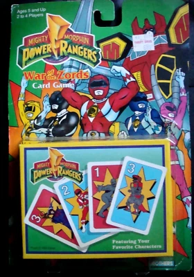 MIGHTY MORPHIN VTG POWER RANGERS War Of The Zords Card Game 1994 UNOPENED SEALED - Image 1 of 4