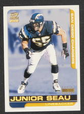 2000 Pacific Paramount Premiere Date /130 Junior Seau #207 HOF