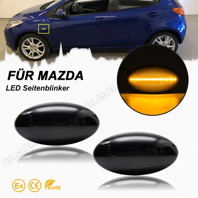 Led Seitenblinker für MAZDA 2 3 5 6 | MPV II | BT-50 | SCHWARZ DY DE DH BK BL CD - Bild 1 von 4