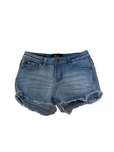 Lucky Brand Jeans Riley Short Cut Off Shorts Blue Girls Size 12 24” Waist GUC - Picture 1 of 11