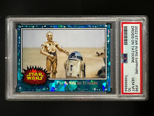 2022 Star Wars Sapphire #96 - C-3PO & R2-D2 - Droids on Tatooine - PSA 10