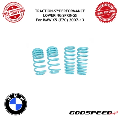 Muelles reductores Godspeed Traction-S Performance para BMW X5 2007-13 (E70) Foto 1 de 4