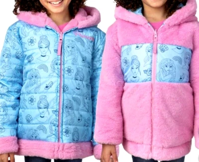 Disney Princess Girls Reversible Jacket Size 6 - Image 1 of 4