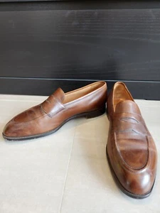 Edward Green Piccadilly Brown London Grain Loafer UK 10D - Imagen 1 de 5