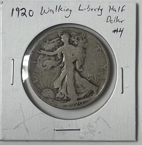 1920 P Walking Liberty Silver Half Dollar #4 Cover