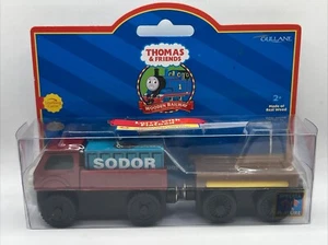Trenino Thomas Friends in legno CAMION 1 & PIANALE USATO IN OTTIME CONDIZIONI in confezione originale 2001 - Foto 1 di 5