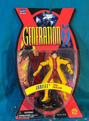 Figura de acción de colección 1995 Jubilee Generation X ToyBiz, X-MEN MARVEL Foto 1 de 2