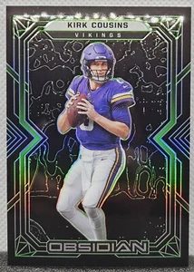 2022 Panini Obsidian Kirk Cousins Green /50 - Picture 1 of 2