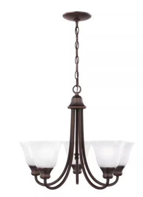 Candelabro Império Generation Lighting Windgate 5Light Bronze Suspenso Nível Único - Imagem 1 de 3