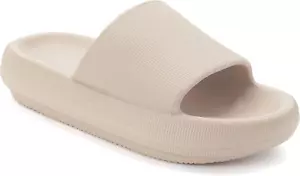 Pillow Slippers for Women and Men Non Slip Quick Drying Shower Slides Bathroom S - Picture 1 of 12