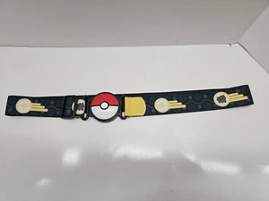 2018 Pokemon Ball Clip N Go Adjustable Kid's Toy Belt Poke Ball Design Black - Picture 1 of 3