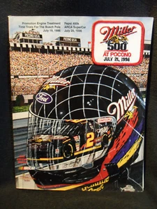 Pocono Raceway, Miller 500, July 21, 1996 Souvenir Program - Bild 1 von 3