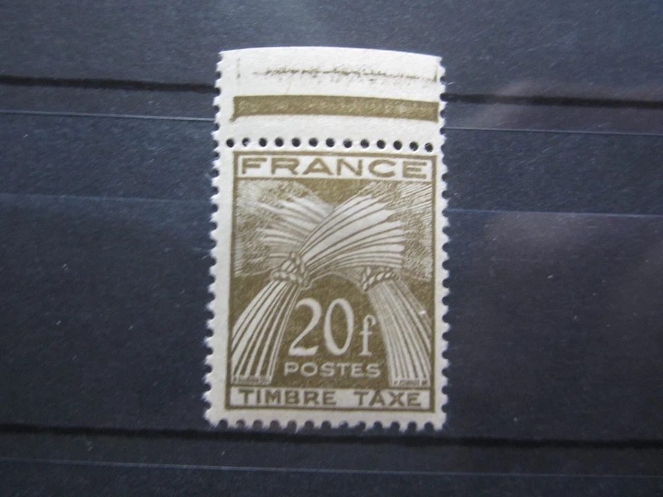 BEAU TIMBRE TAXE DE FRANCE N° 77 + BDF  - NEUF SANS CHARNIERE - Photo 1/1
