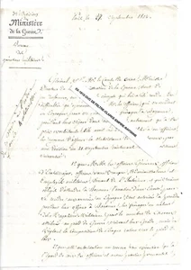 1813. Napoleon. Dokument signiert. Clarke. Herzog von Filz. Militaria. Empire. Text - Bild 1 von 3