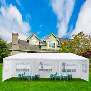 10'x30' Canopy Party Wedding Tent Outdoor Gazebo Pavilion Heavy Duty/Spiral Tube - Picture 1 of 10