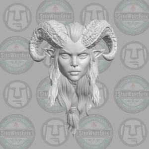 Elaria v1 custom female head for Mythic Legions & other fantasy action figures - Picture 1 of 1