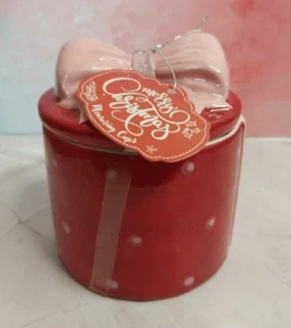 10 STRAWBERRY STREET Red Gift Bow Christmas Nesting Present Measuring Cups - NWT - Picture 1 of 20