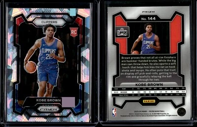 2023-24 Panini Prizm Basketball Ice Prizms Rookie #144 Kobe Brown - Image 1 of 2