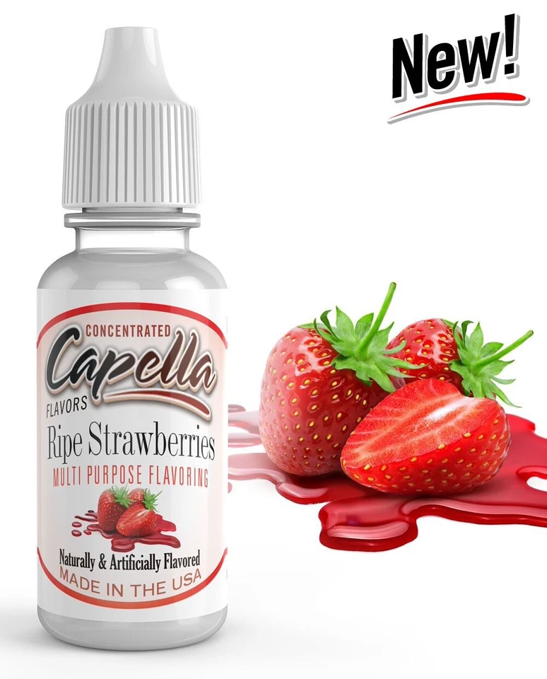 Capella Flavor Drops 13ml bottle concentrated flavoring - Ripe Strawberries - Image 1 of 1