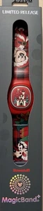 NEW Disney 2025 Christmas Holiday Santa Mickey Goofy Magic Band Plus + Unlinked! - Picture 1 of 1