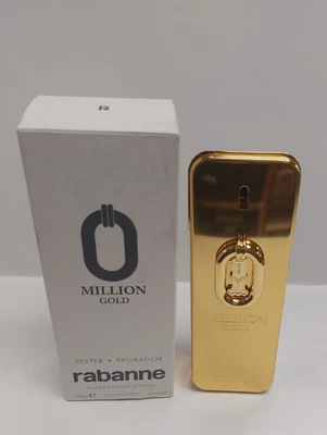 PACO MILLION GOLD PARFUM 3.4 OZ / 100 ML PARA HOMBRES CAJA PROBADORA Foto 1 de 3