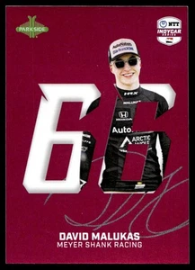 2025 Parkside IndyCar Collection Numerics PINK David Malukas 37/66 #PN-DM A34 - Picture 1 of 2