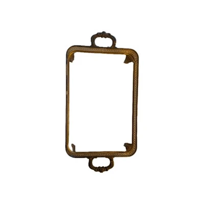 老式银盘画廊服务托盘脚狮子爪脚装饰手柄 — 第 1/4 张图片