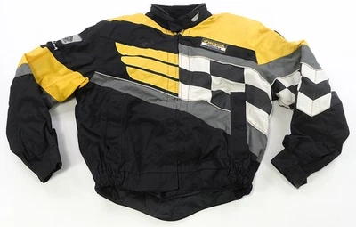 Chaqueta de Motocicleta Rara De Colección HONDA Racing Bandera a Cuadros Años 2000 Intersport L Foto 1 de 4