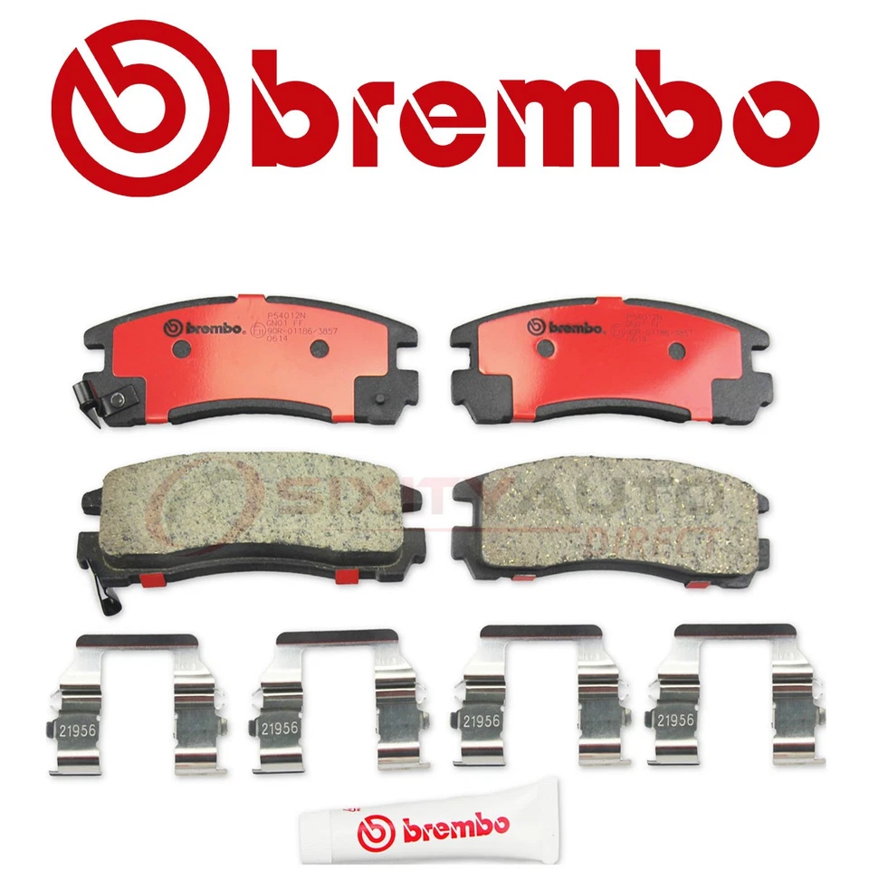 Brembo Rear Disc Brake Pad Set for 1992-1994 Plymouth Colt  - Braking vh - Imagem 1 de 4